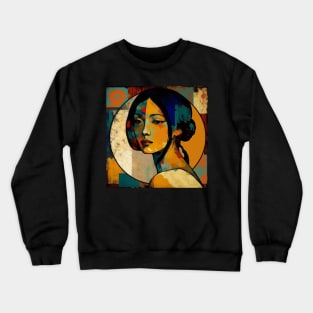 Asian Abstract #14 Crewneck Sweatshirt